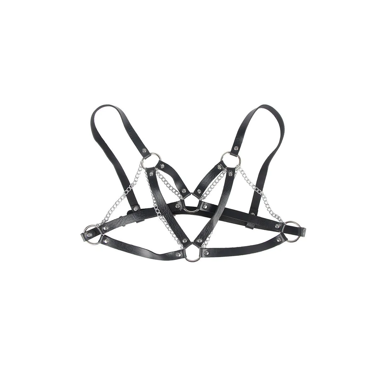 953713 Punk Bondage Gürtel Metallschnalle Schwarz eine Grösse von Subblime Fetish | Fesselliebe.de