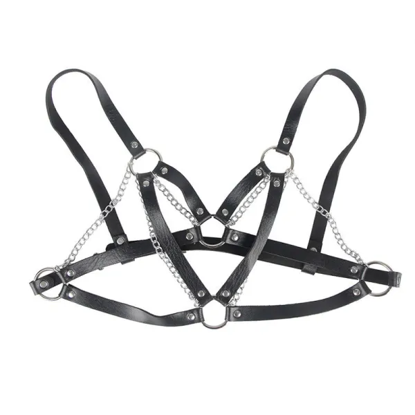 953713 Punk Bondage Gürtel Metallschnalle Schwarz eine Grösse von Subblime Fetish | Fesselliebe.de