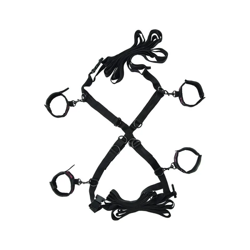 Scandal Set Kreuzbettkrawatten von Calexotics | Fesselliebe.de