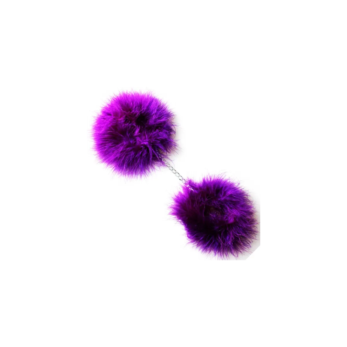 Lila Marabou-Handschellen von Secretplay 100% Fetish | Fesselliebe.de
