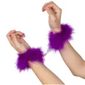 Lila Marabou-Handschellen von Secretplay 100% Fetish
