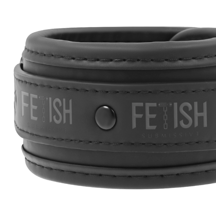 Knöchelstze aus Veganem Leder mit Noprene-Futter von Fetish Submissive Bondage | Fesselliebe.de