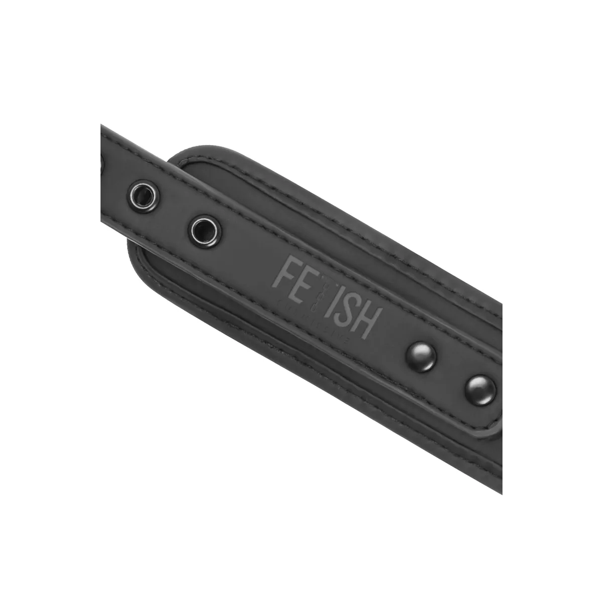 Halskette und Handschellen aus Veganem Leder mit Noprene-Futter von Fetish Submissive Bondage | Fesselliebe.de