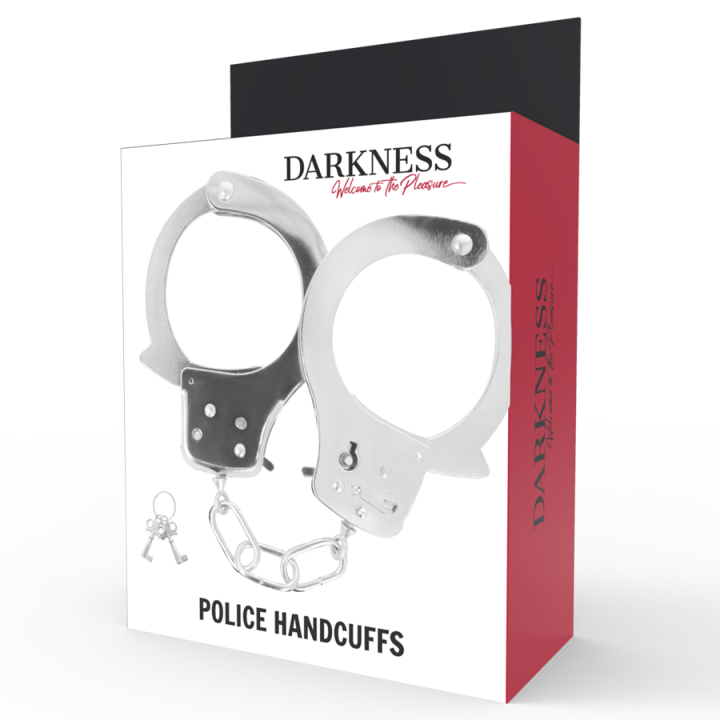 Handschellen aus Metall mit Schlüssel von Darkness Bondage | Fesselliebe.de