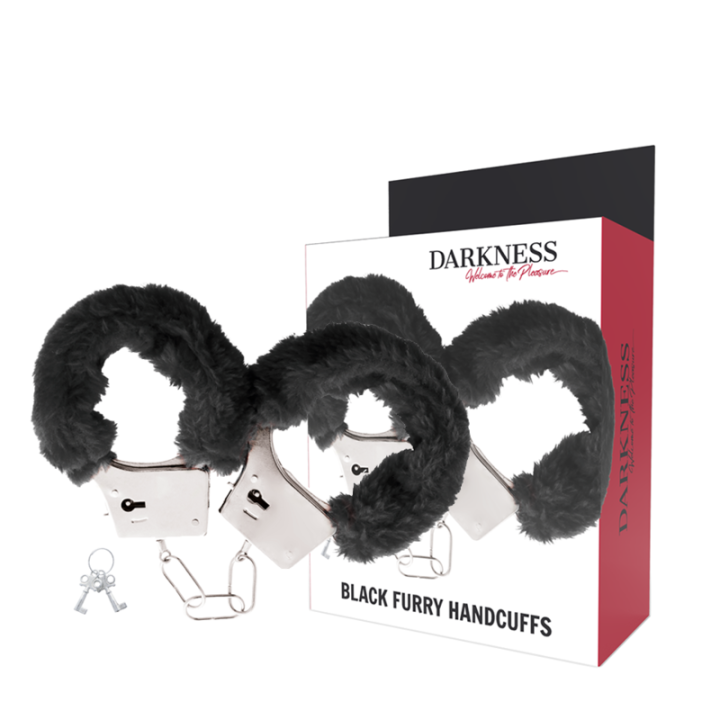 Handschellen aus Schwarzem Metall von Darkness Bondage | Fesselliebe.de
