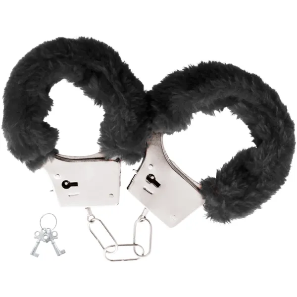 Handschellen aus Schwarzem Metall von Darkness Bondage | Fesselliebe.de