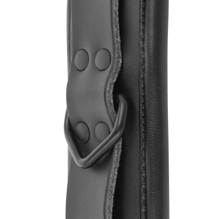 Verstellbare Knöchel-Handschellen aus Schwarzem Leder von Darkness Bondage | Fesselliebe.de