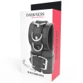 Schwarze Handschellen von Darkness Bondage