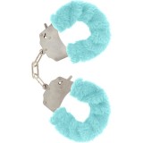 Furry Fun Cuffs Bondage Blau von Toyjoy | Fesselliebe.de