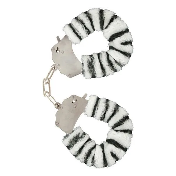Furry Fun Manschetten Bondage Zebra von Toyjoy | Fesselliebe.de