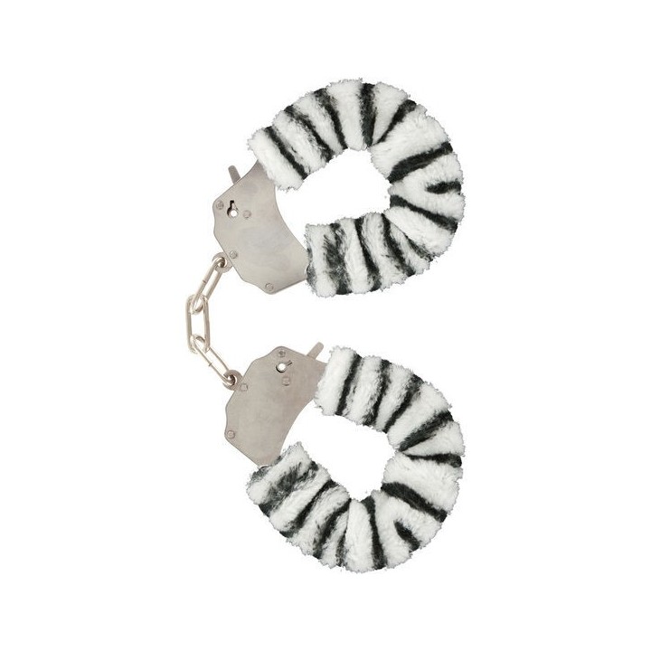 Furry Fun Manschetten Bondage Zebra von Toyjoy | Fesselliebe.de