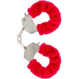 Furry Fun Cuffs Bondage Rot von Toyjoy | Fesselliebe.de
