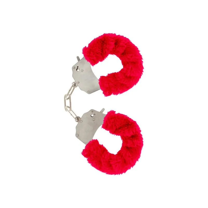 Furry Fun Cuffs Bondage Rot von Toyjoy | Fesselliebe.de