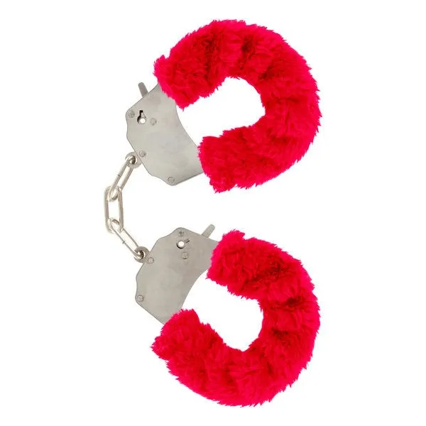 Furry Fun Cuffs Bondage Rot von Toyjoy | Fesselliebe.de