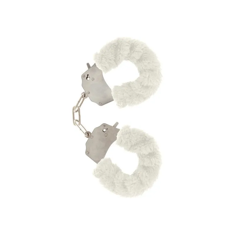 Furry Fun Cuffs Bondage Weiss von Toyjoy | Fesselliebe.de