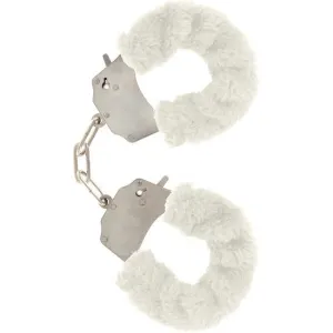 Furry Fun Cuffs Bondage Weiss von Toyjoy | Fesselliebe.de