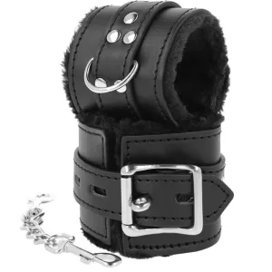 Schwarz Gefütterte Bdsm-Handschellen von Darkness Bondage
