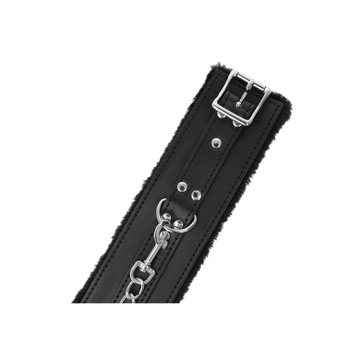 Schwarz Gefütterte Bdsm-Handschellen von Darkness Bondage | Fesselliebe.de