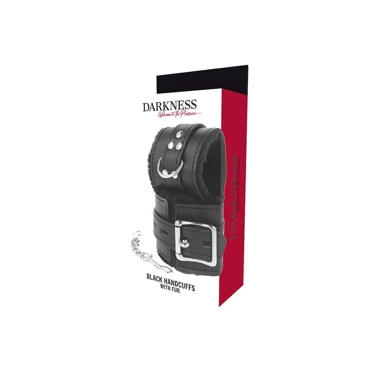 Schwarz Gefütterte Bdsm-Handschellen von Darkness Bondage | Fesselliebe.de