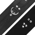 Handschellen aus Schwarzem Leder von Darkness Bondage