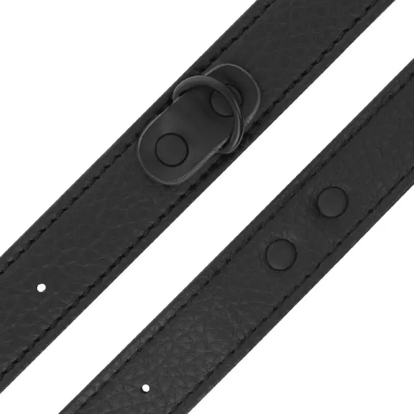 Breite, Dünne Texturierte Handschellen von Darkness Bondage | Fesselliebe.de