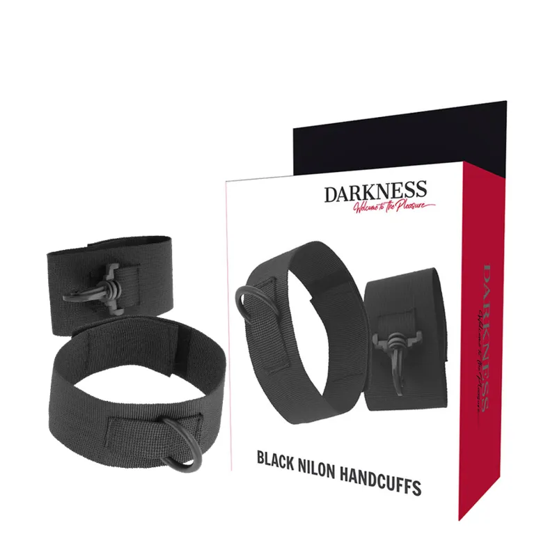 Nylon-Handschellen für anfnger von Darkness Bondage | Fesselliebe.de