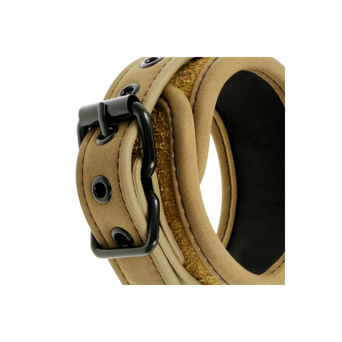 Vegane Lederhandschellen mit Neoprenfutter von Fetish Submissive Origin | Fesselliebe.de