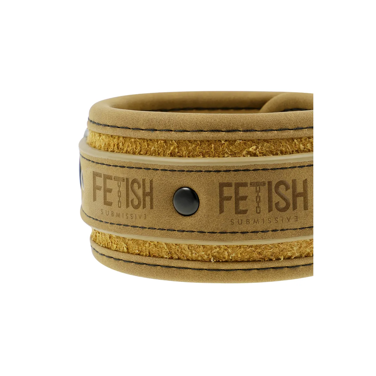 Fussmanschetten aus Veganem Leder mit Neoprenfutter von Fetish Submissive Origin | Fesselliebe.de