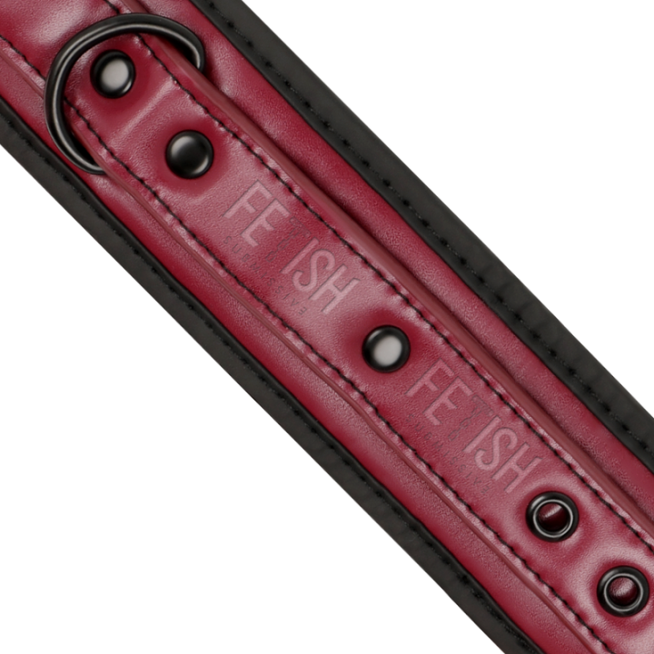 Handschellen aus Veganem Leder mit Neoprenfutter von Fetish Submissive Dark Room | Fesselliebe.de