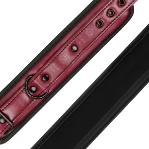 Knöchelhandschellen aus Veganem Leder mit Neoprenfutter von Fetish Submissive Dark Room