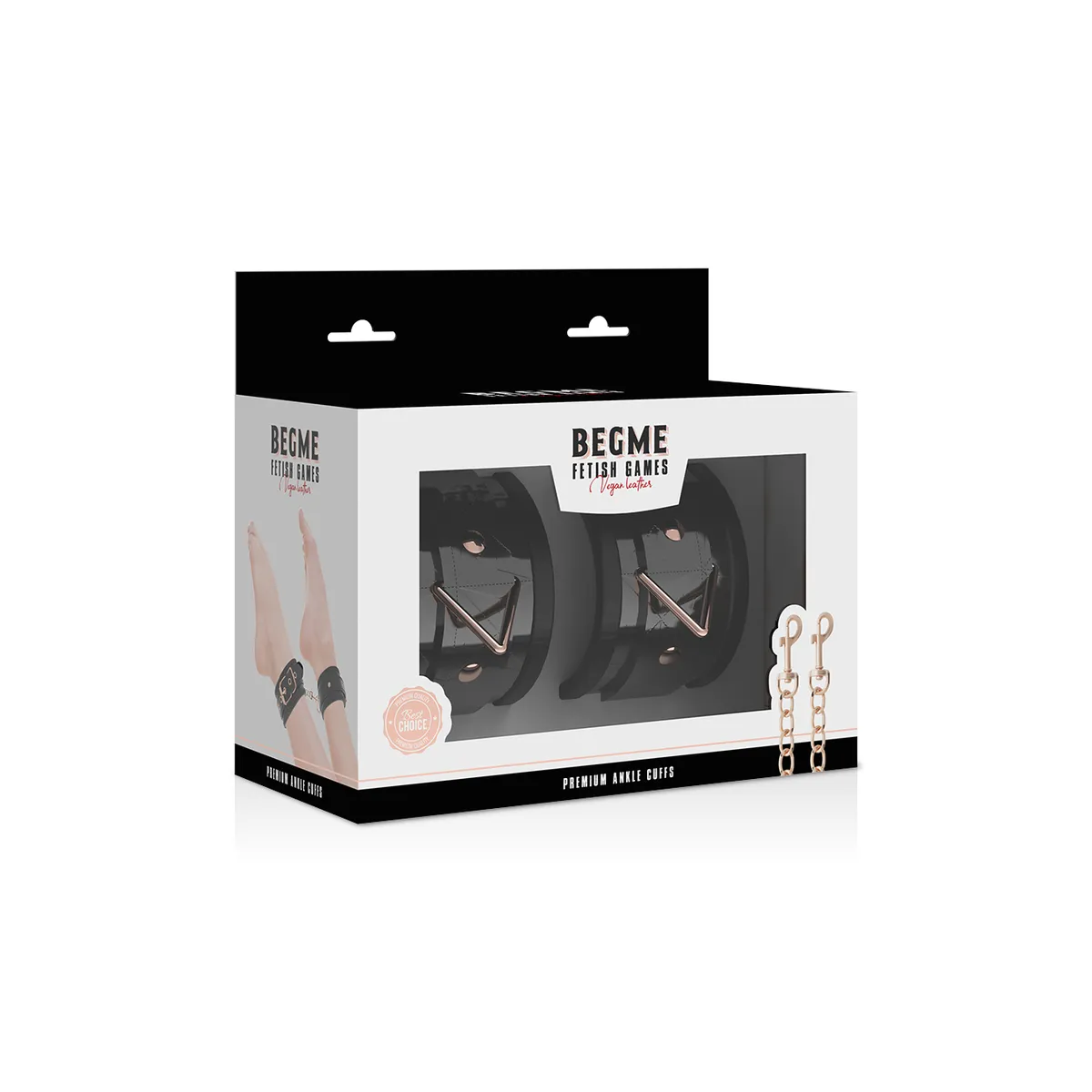 Premium Knöchelmanschetten von Begme Black Edition | Fesselliebe.de