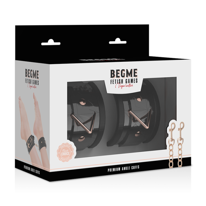 Premium Knöchelmanschetten von Begme Black Edition | Fesselliebe.de
