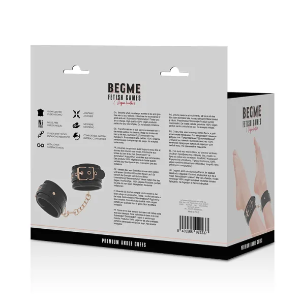 Premium Knöchelmanschetten von Begme Black Edition | Fesselliebe.de