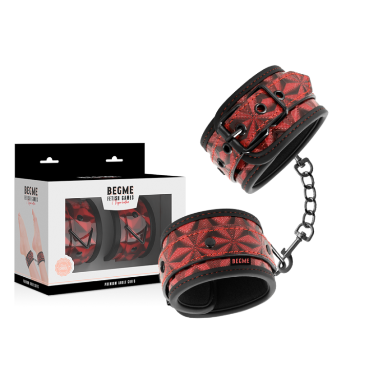 Premium Knöchelstze mit Neoprenfutter von Begme Red Edition | Fesselliebe.de