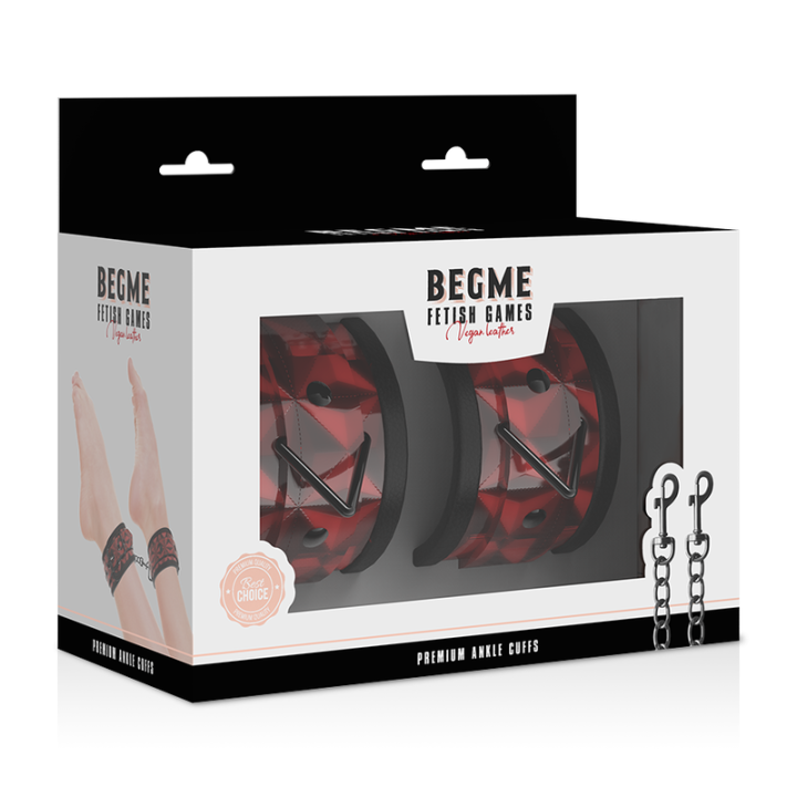 Premium Knöchelstze mit Neoprenfutter von Begme Red Edition | Fesselliebe.de