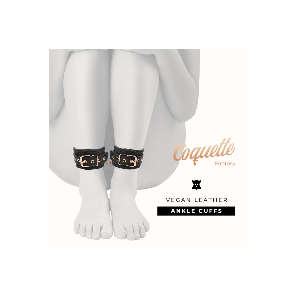 Fantasy-Knöchel-Manschetten mit Neoprenfutter von Coquette Fantasy | Fesselliebe.de