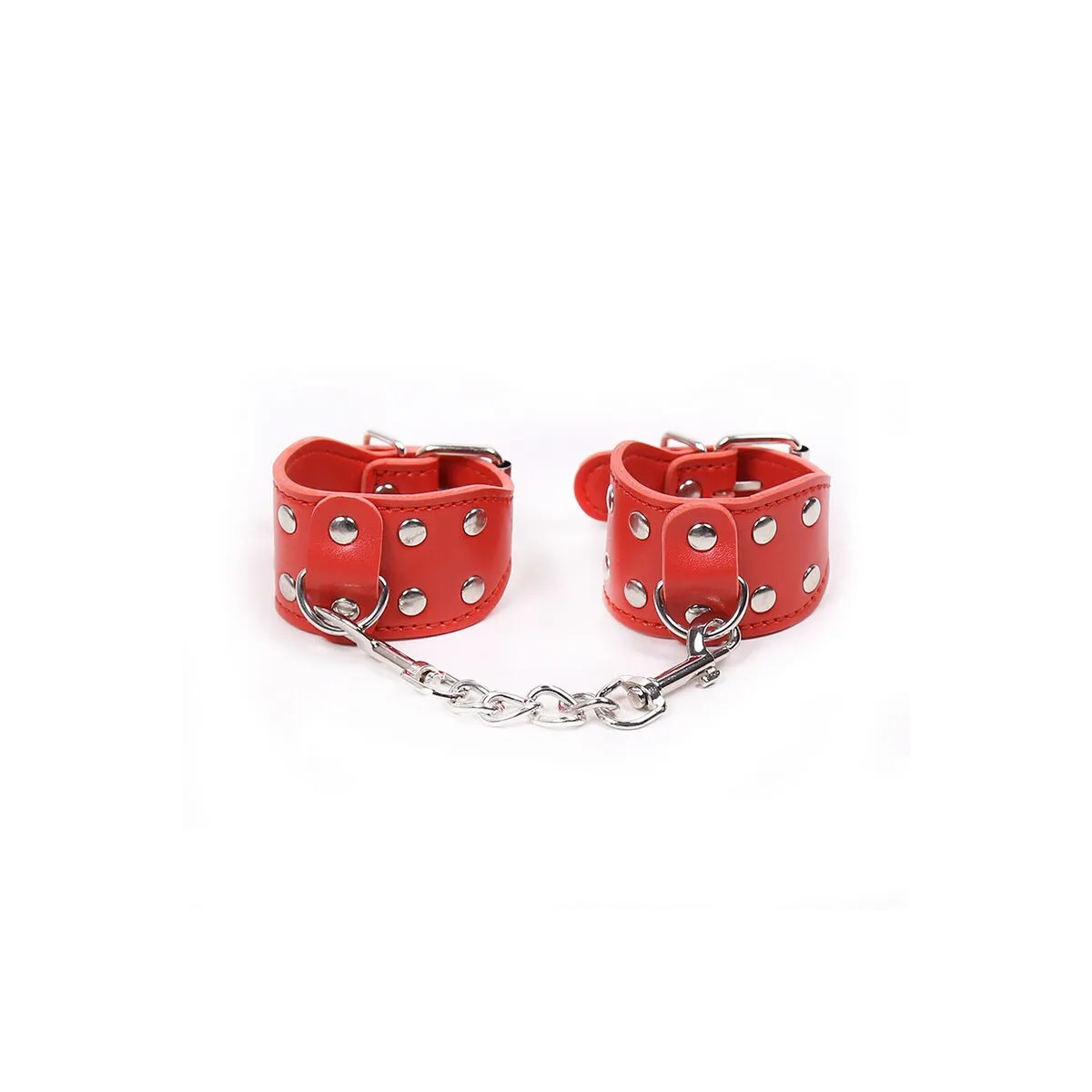 Verstellbare Handschellen mit Metallkette von Ohmama Fetish | Fesselliebe.de