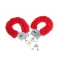 Pleasure Furry Handschellen Rot von Diablo Picante
