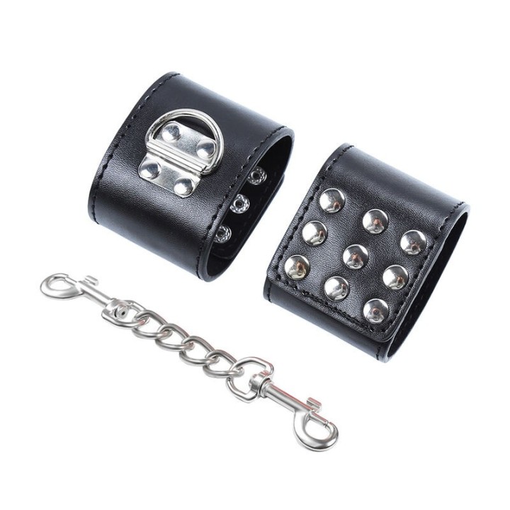 Handgelenkführen aus Metall mit Schnappbefestigung von Ohmama Fetish | Fesselliebe.de