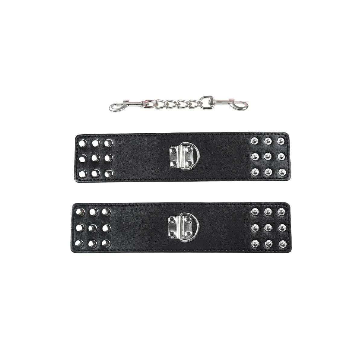 Handgelenkführen aus Metall mit Schnappbefestigung von Ohmama Fetish | Fesselliebe.de