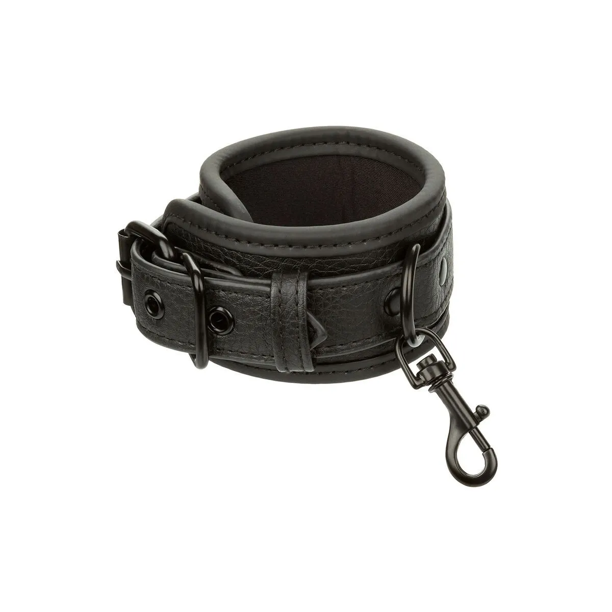 Nocturnal Leder Handgelenk Manschetten Verstellbar Schwarz von Calexotics | Fesselliebe.de