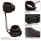 Nocturnal Leder Handgelenk Manschetten Verstellbar Schwarz von Calexotics | Fesselliebe.de