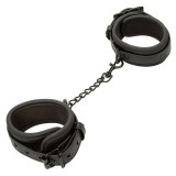 Nocturnal Fussmanschetten Leder Verstellbar Schwarz von Calexotics | Fesselliebe.de