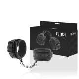 Handschellen aus Veganem Leder mit Noprene-Futter von Fetish Submissive Bondage | Fesselliebe.de