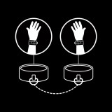Handschellen aus Veganem Leder mit Noprene-Futter von Fetish Submissive Bondage | Fesselliebe.de