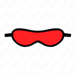Schuppentexturbandage mit Rot Abgedecktem Rand 20 X 7 cm von Kink Masked Allure | Fesselliebe.de