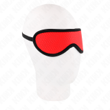 Schuppentexturbandage mit Rot Abgedecktem Rand 20 X 7 cm von Kink Masked Allure | Fesselliebe.de