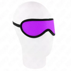 Schuppentexturbandage mit Violett Überzogenem Rand 20 X 7 cm von Kink Masked Allure