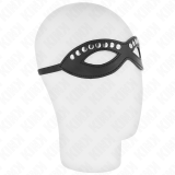 Augenmaske mit Mininieten Modell 1 20,5 X 5,5 cm von Kink Masked Allure | Fesselliebe.de