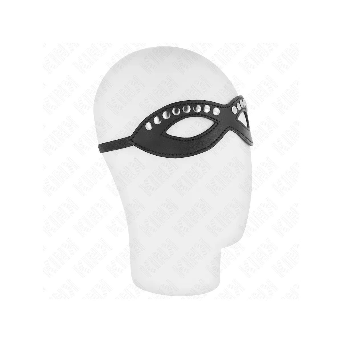 Augenmaske mit Mininieten Modell 1 20,5 X 5,5 cm von Kink Masked Allure | Fesselliebe.de